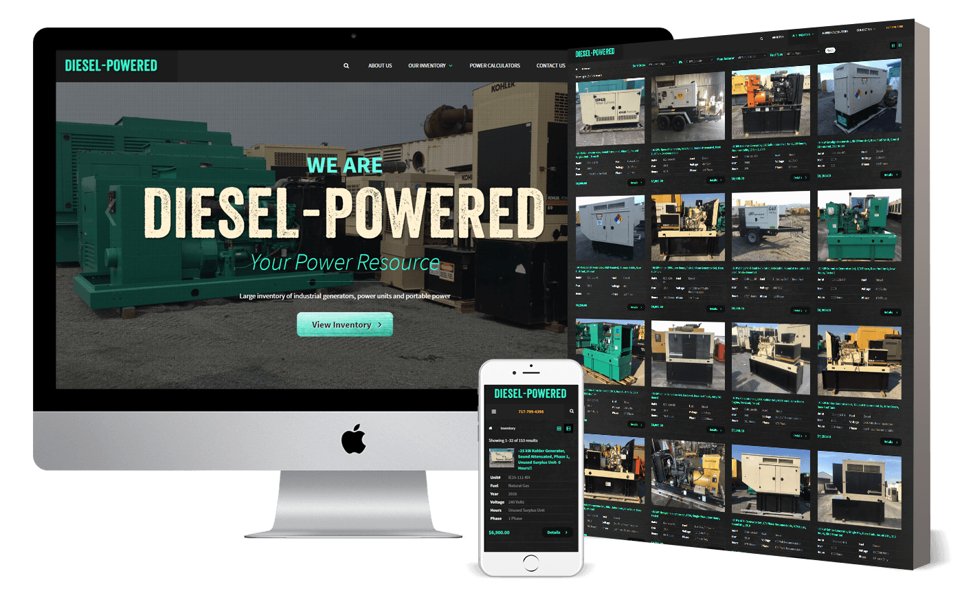 Diesel Powered Site Design