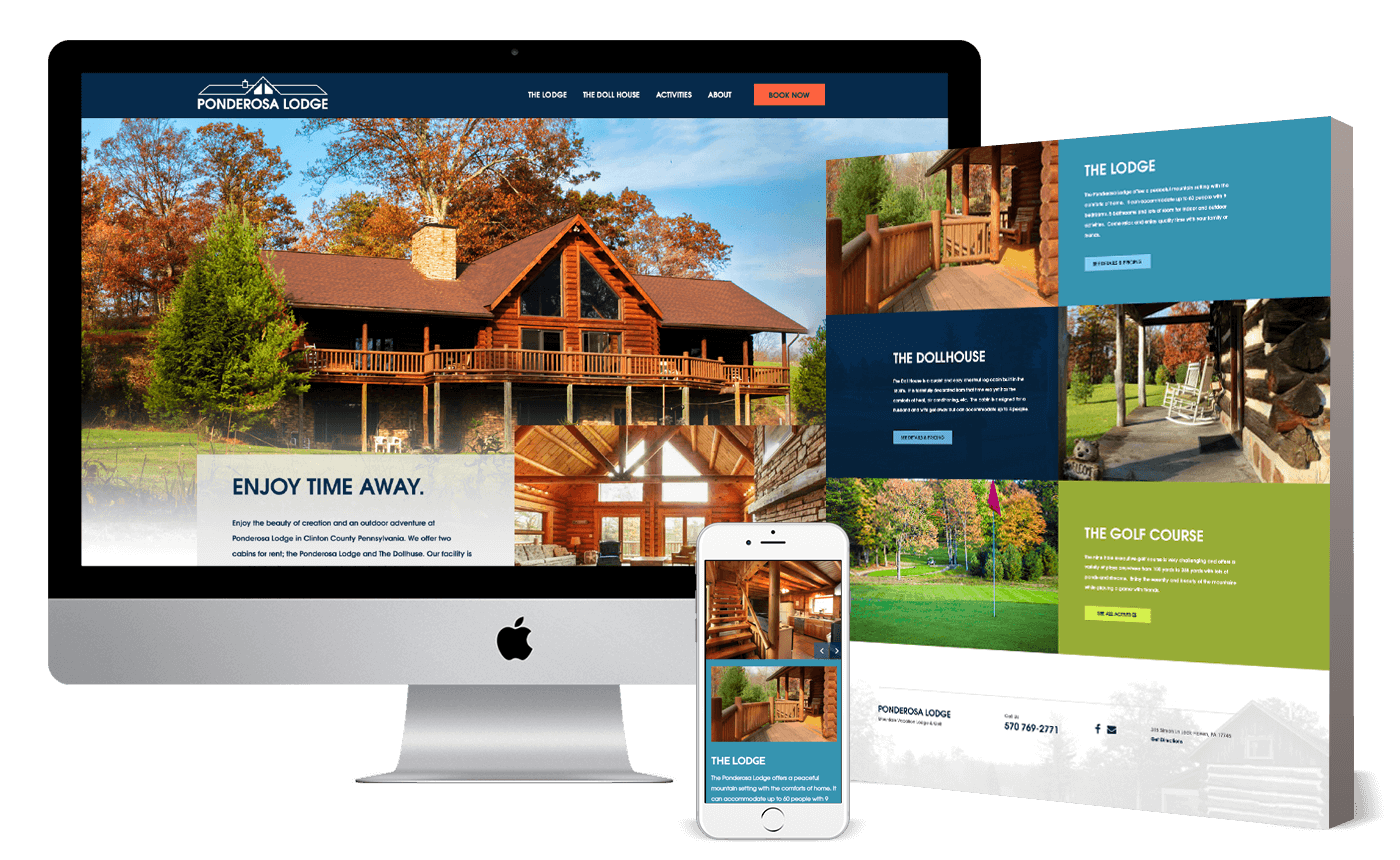 Ponderosa Lodge Site Design