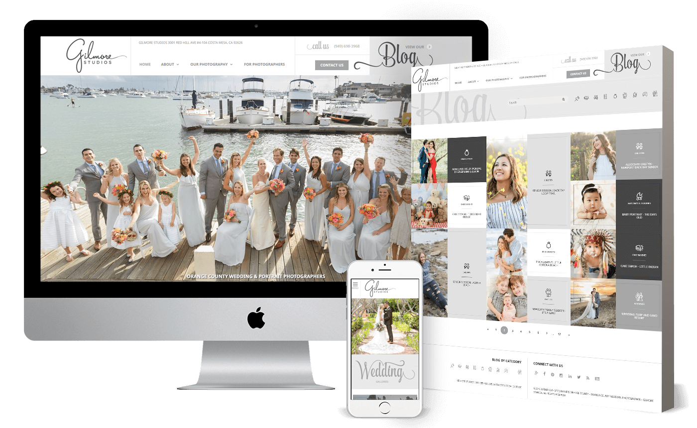 Gilmore Studios Site Design and Development